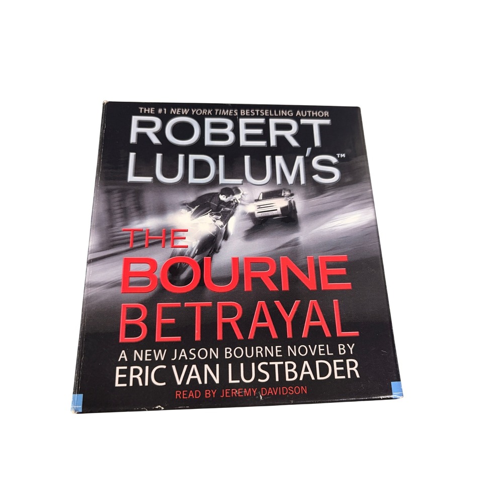 Robert Ludlum The Bourne Betrayal Audiobook CD Eric Van Lustbader Jason Bourne